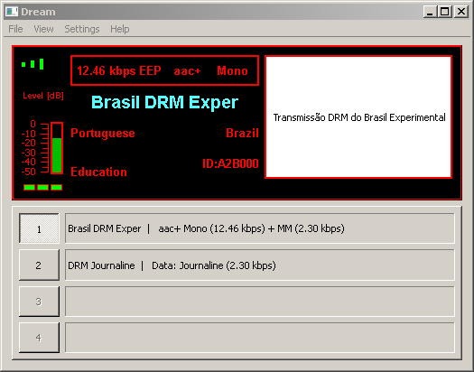 Brazil DRM Experimental - 2021-02-02 23:47 UTC - 11910.0 kHz